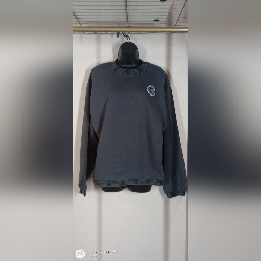 Sweat Shirt. SavageX Fenty. Size XS. Gray & Black. NWT.